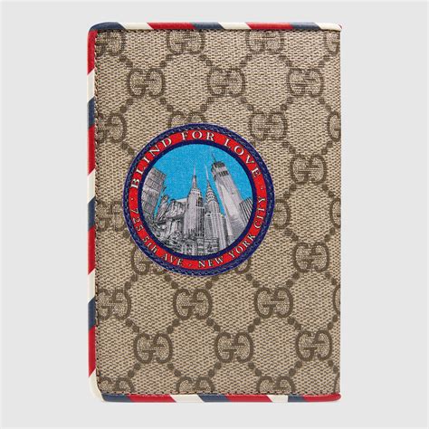 gucci courrier gg supreme passport case|gucci passport cover.